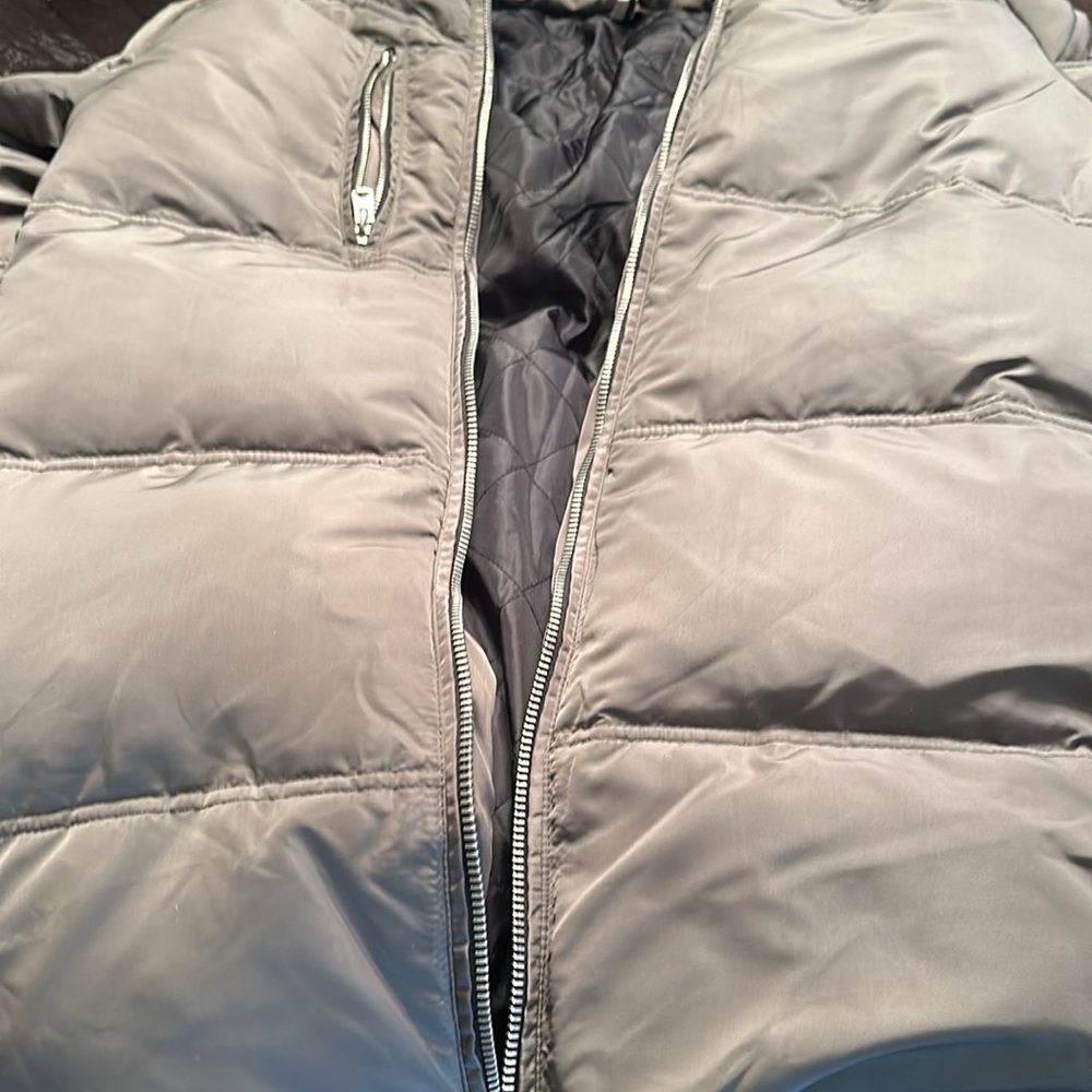 Top Shop Women’s Olive Green Winter Coat Size 10 View 2